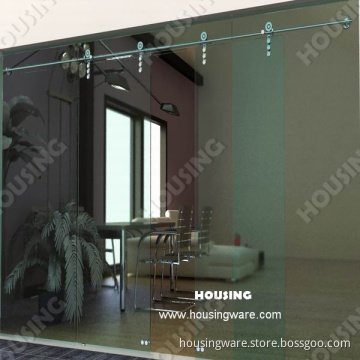 Framless Tempered Glass Sliding Door Frameless Glass Door - 1